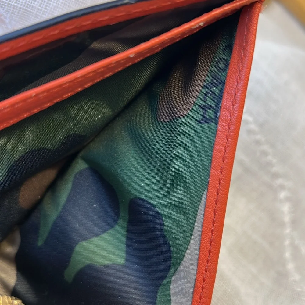 Coach leather preloved wallet